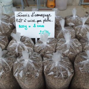 Chènevis (sachet 800 g prêt à cuire)
