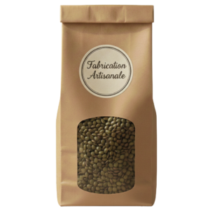 Lentilles vertes en sachet de 1kg