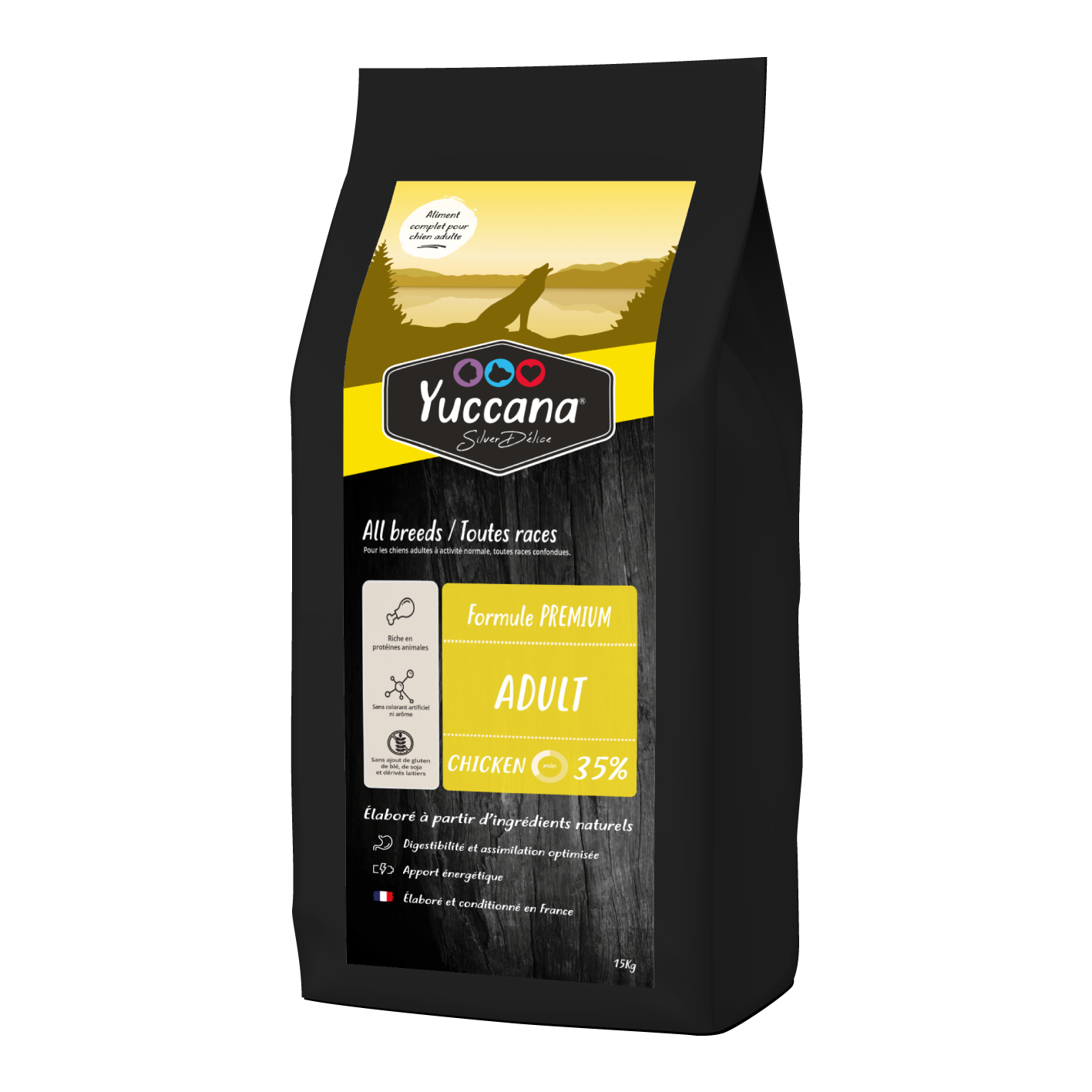 Croquettes Yuccana Adult – Chien adulte