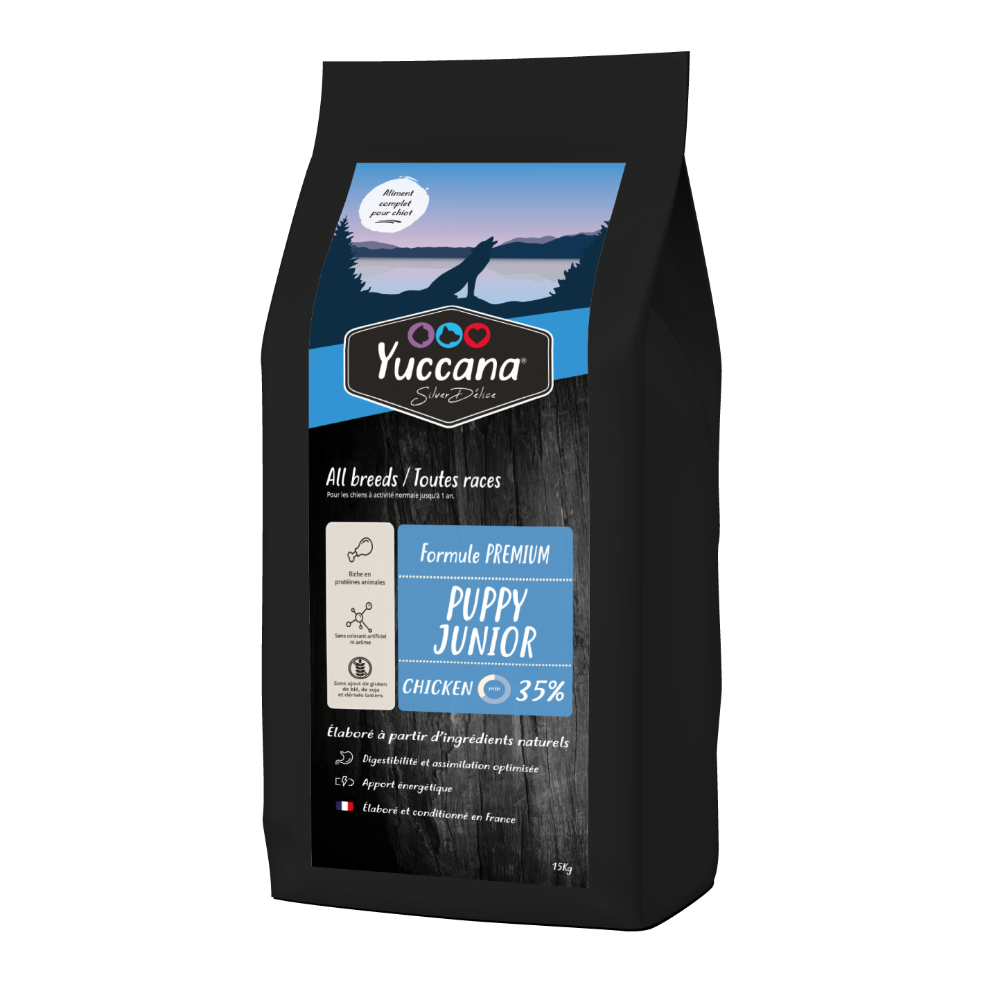 Croquettes Yuccana Puppy Junior – Chiot en croissance