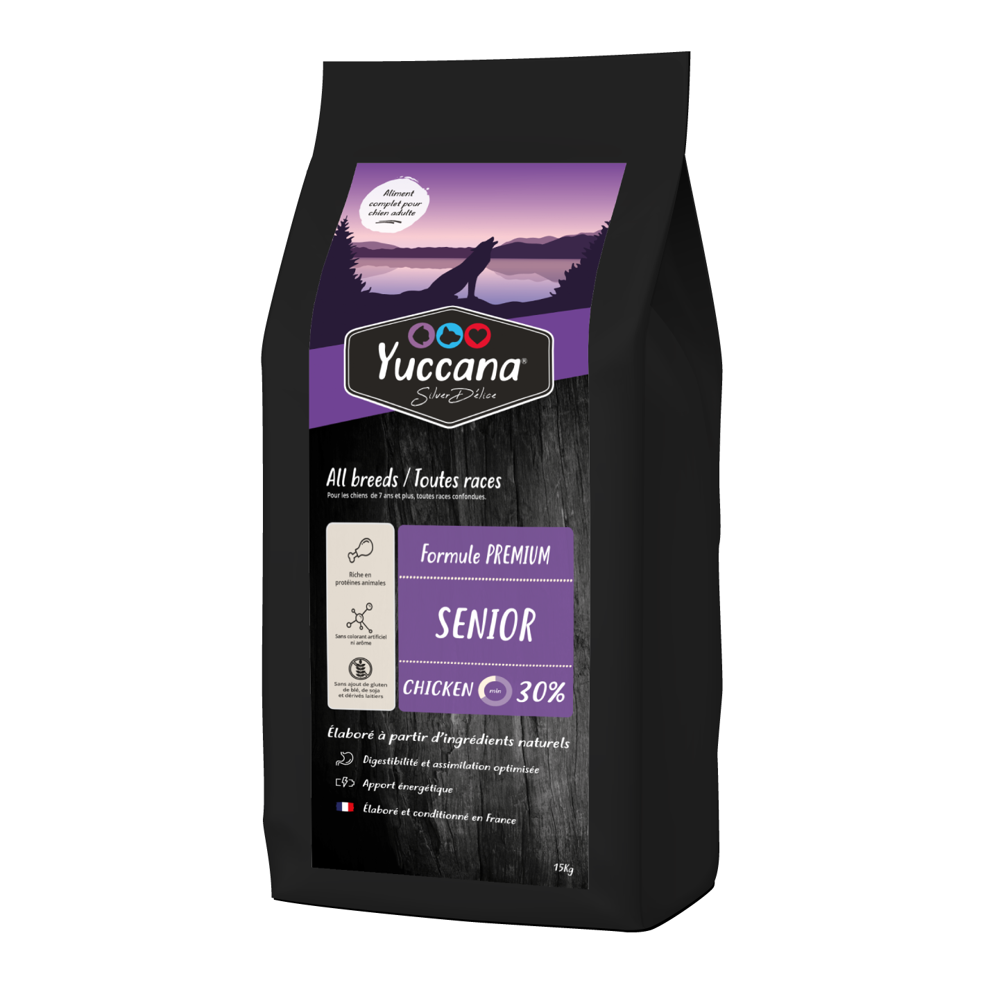 Croquettes Yuccana Senior - chien âgé