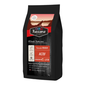 Croquettes Yuccana Actif – Chien sportif ou très actif